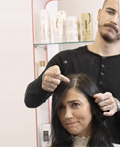 A Quick Fix in Grey Coverage - At Home